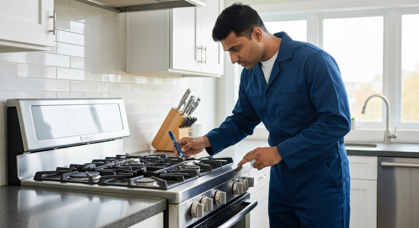 Gas stove repair expert in Edmonton