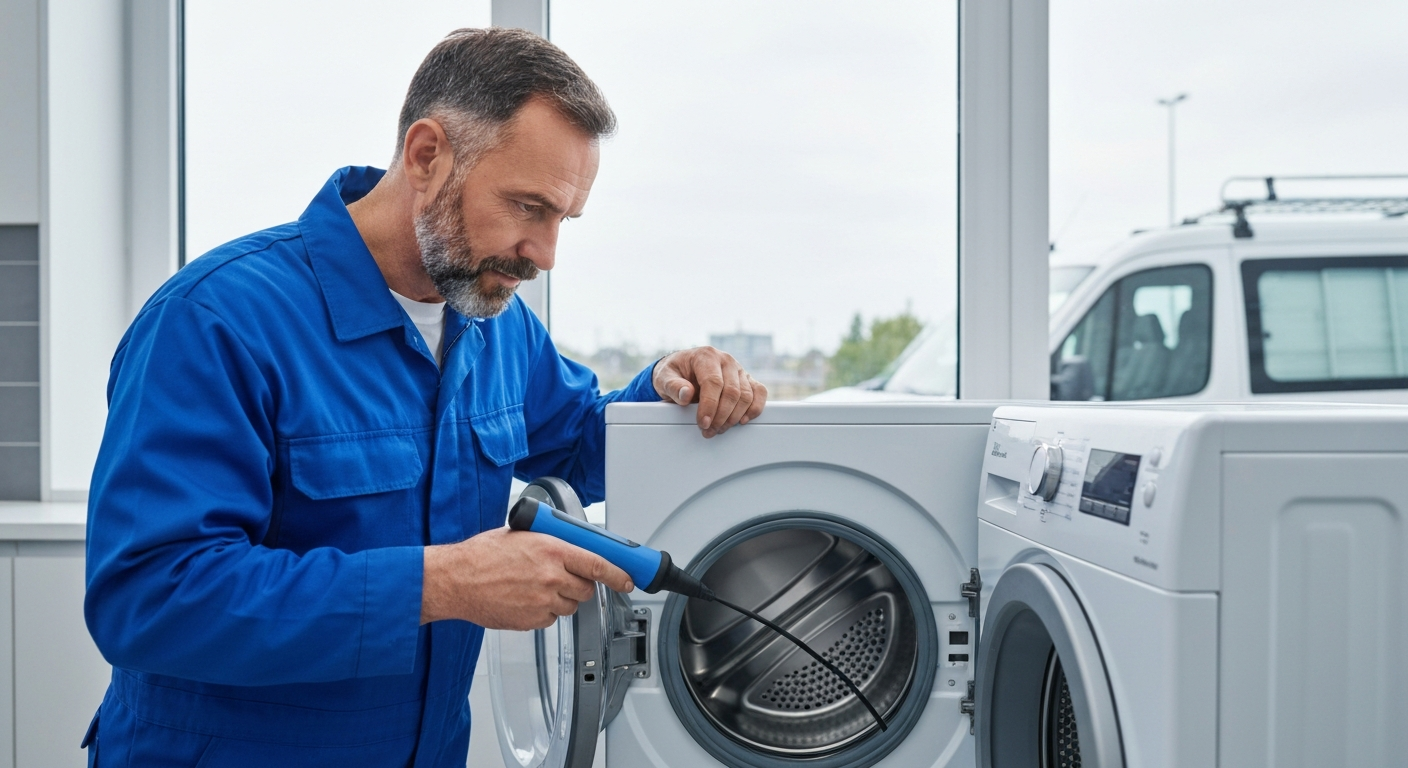 Professional washer repair service in Edmonton